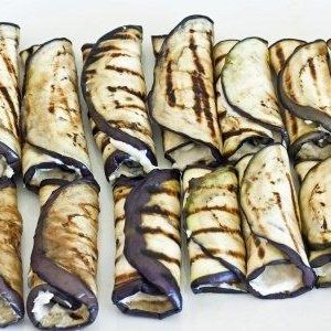 EGGPLANTS STUFFED WITH SALAMI AND CHEESE