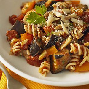 Fusilli-Eggplants-and-Peppers