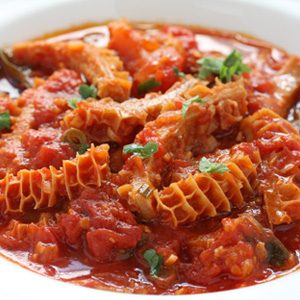 Tripe-in-Tomato-Sauce-with-Peas